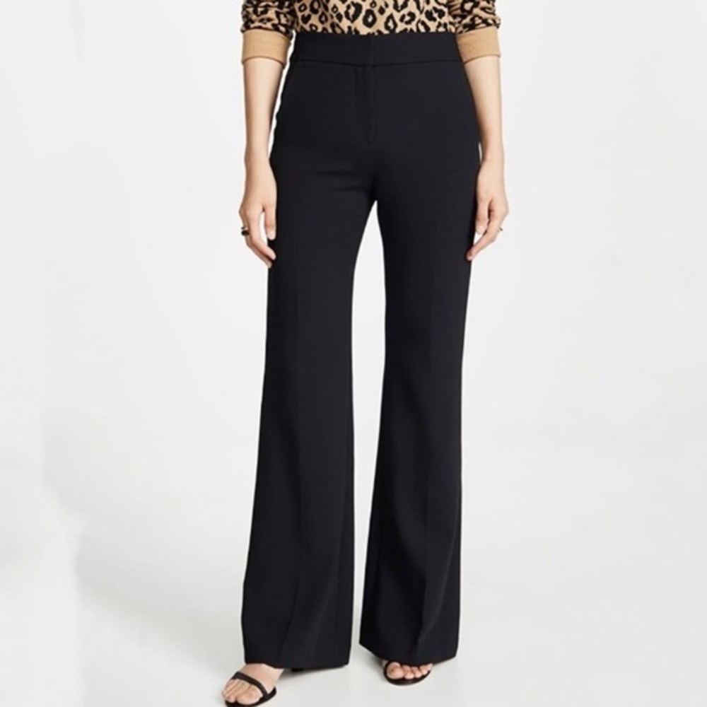 VERONICA BEARD Lebone Flare Pants in Black Size 10